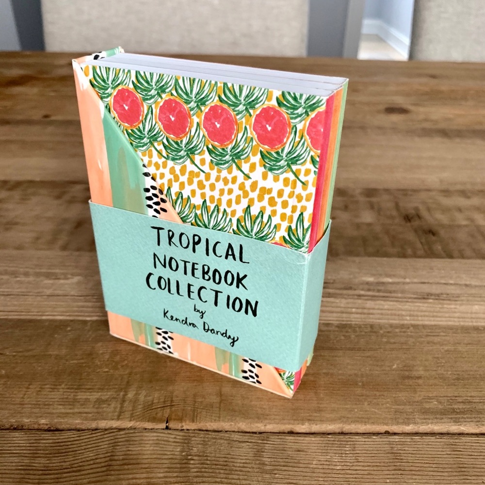 NWOT: Tropical Notebook Collection (Set of 3)
